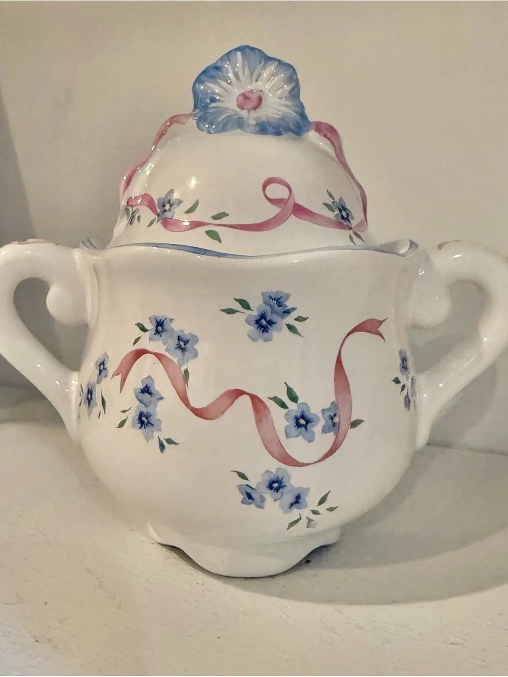 Vintage PORTA Raul Da Bernarda Portugal JESSICA Sugar Bowl Lynn Hollyn - Lidded